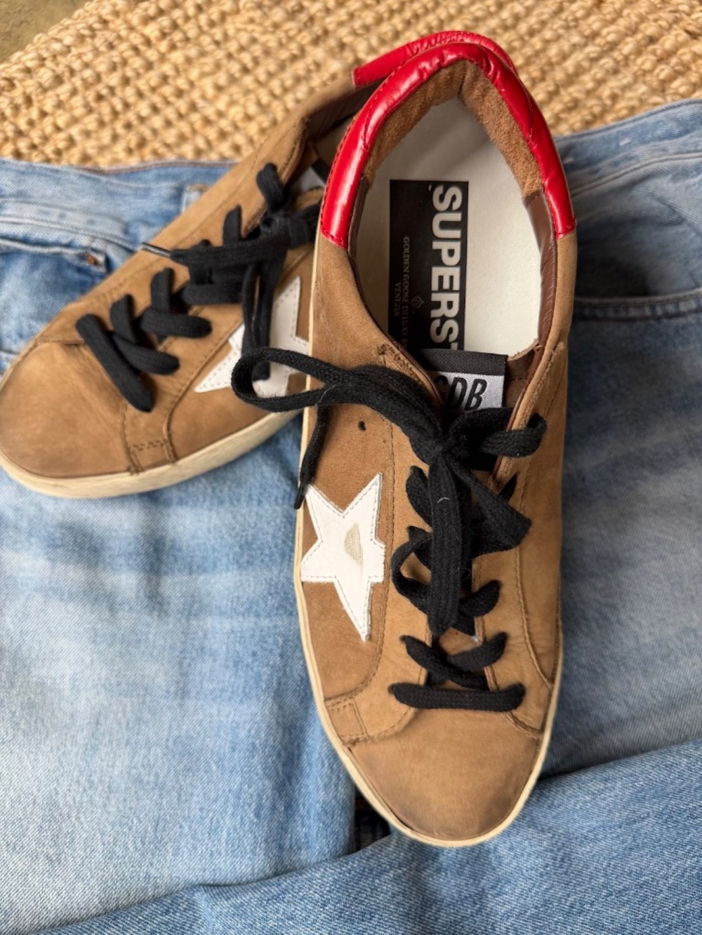 Golden Goose Superstar Sneakers | Olive Nabuk | EU 40 with box - Picture 4 of 12